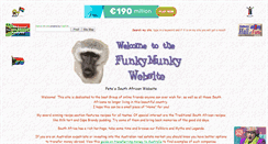 Desktop Screenshot of funkymunky.co.za