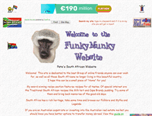 Tablet Screenshot of funkymunky.co.za